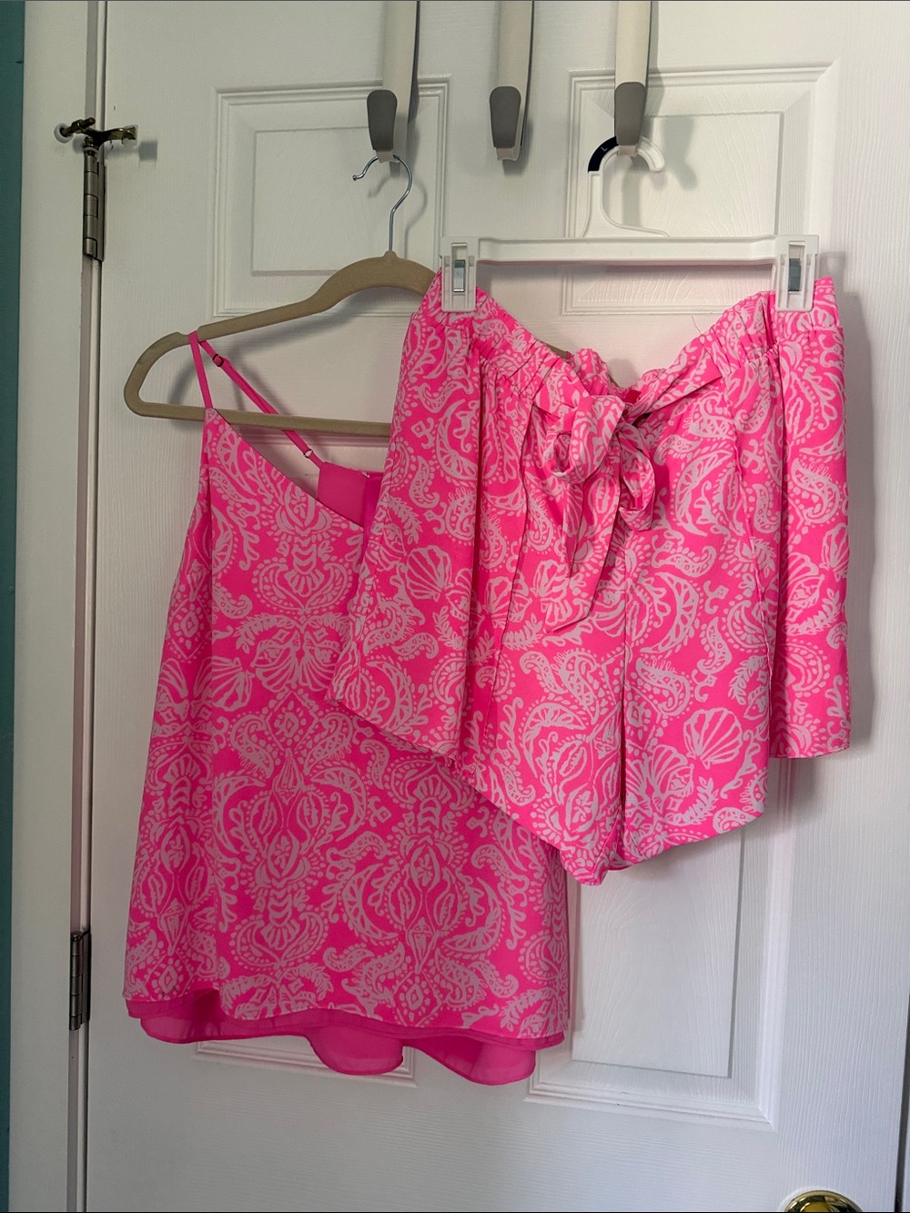 Lilly Pulitzer Reversib Camisole and matching shorts